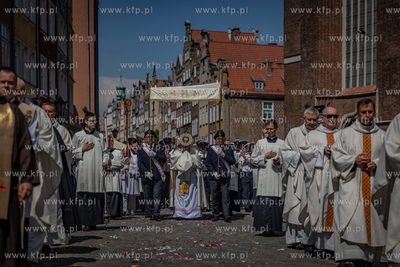 Gdańsk. Cenytralna procesja Bożego Ciała.
30.05.2024
fot....