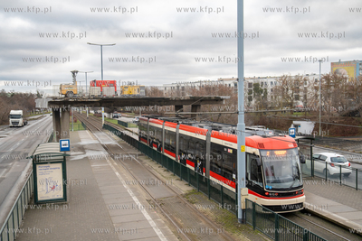Zaspa. Rozbiórka kładki nad al. Rzeczypospolitej...