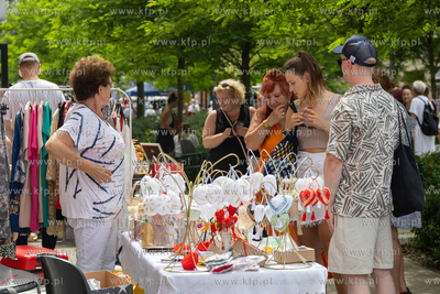Gdynia. Pchli targ na Abrahama. 30.06.2024 / fot. Anna...