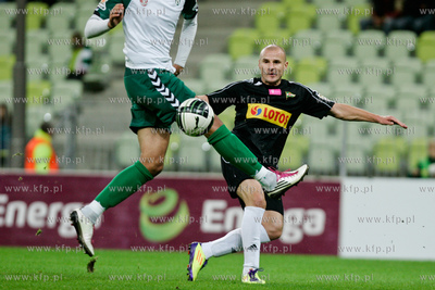 Gdansk. PGE Arena. Mecz towarzyski Lechia Gdansk vs...