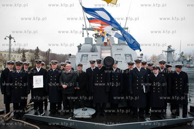 Gdynia Oksywie. Port Wojenny. Wielka gala banderowa...