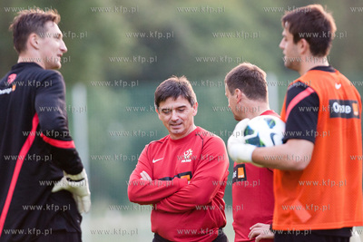 Gdansk. Pierwszy trening Reprezentacji Polski w pilce...