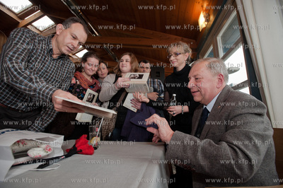 Gdynia. Restauracja F.Minga. Spotkanie z Jerzym Stuhrem...