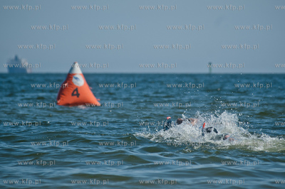 Gdansk. Plaza w Brzeznie. Diving Day 2013 - impreza...