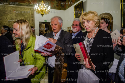 Gdansk. Wielka Sala Wety Ratusza Glownego Miasta. Promocja...