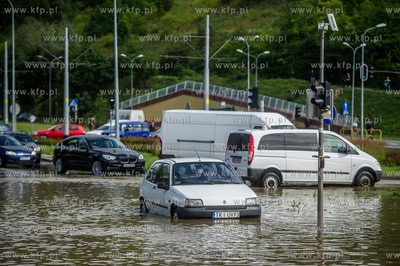 Gdańsk. Skutki silnych opadow, które przeszły nad...