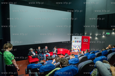 Gdynia. Sala kinowa Goplana Gdyńskiego Centrum Filmowego....