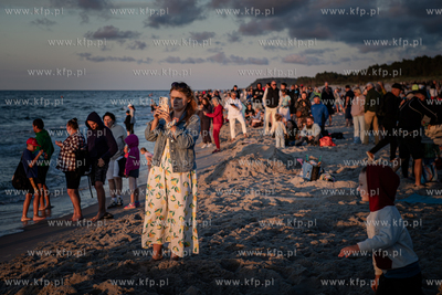 Plaża w Karwi. Zaćmienie słonca, 
12.08.2026
fot....