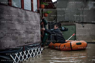 Skutki powodzi w powiecie oswiecimskim i bielskim....