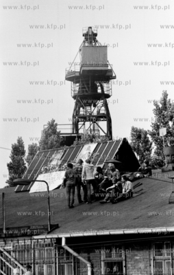 Strajk w Stoczni Gdanskiej im Lenina. sierpien 1980...