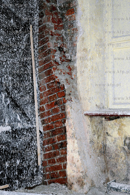 Podczas prowadzonych prac modernizacyjnych zabytkowego...