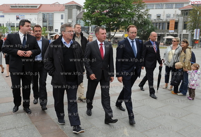 Sopot. Prezydent Bronislaw Komorowski uczestniczyl...