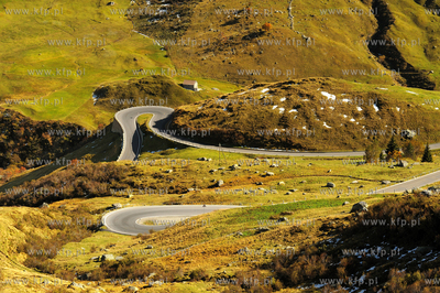 Szwajcaria, Belvedere, Berno. Jesienne Alpy w okolicy...