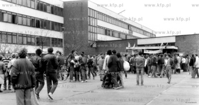 Gdansk. Strajk majowy na Uniwersytecie Gdanskim, Wydzial...
