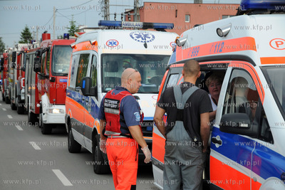 W Domu Opieki w Rumi doszlo do pozaru w pomieszczeniu...