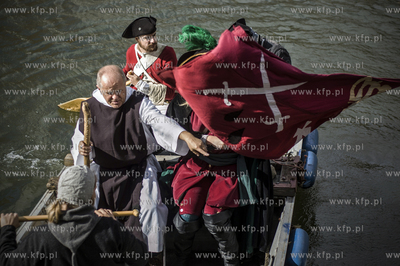 Gdansk. Wyspa Olowianka. Do abordazu - rekonstrukcja...