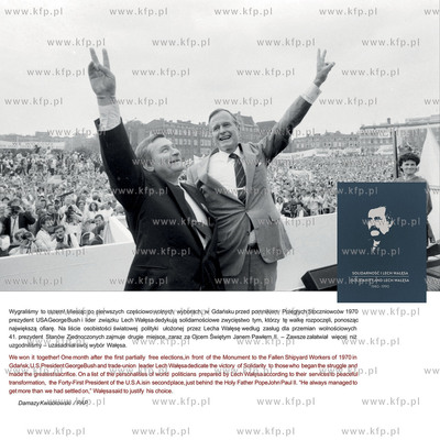 Album fotograficzny Solidarność i Lech Walęsa 1980-1990...