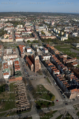 Elblag z lotu ptaka. 19.04.2009 fot. Kacper Kowalski...