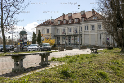 Budynek Urzędu Miasta przy ulicy Grunwaldzkiej w Pruszczu...