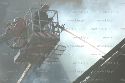 Pozar kosciola sw. Katarzyny w Gdansku. 22.05.2006...