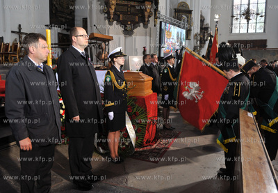 Bazylika Mariacka w Gdansku. Uroczystosci pogrzebowe...