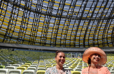 Slub na stadionie PGE Arena w Gdansku. Inga Szwarc...