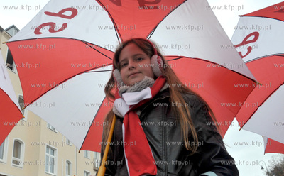 Gdanska Parada Niepodleglosci na ul. Podwale Staromiejskie....