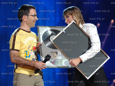 Festiwal Piosenki w Sopocie 2004. In-Grid podczas koncertu...