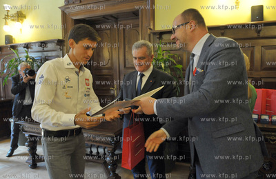 Przewodniczący Rady Miasta Gdańska Bogdan Oleszek...