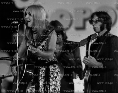 Maryla Rodowicz na Festiwalu Piosenki w Sopocie. 08.70...