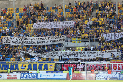 Gdynia. Mecz o mistrzostwo Ekstraklasy. Arka Gdynia...