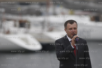 Sopot. Uroczyste otwarcie przystani jachtowej, ktore...