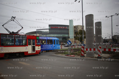 Gdansk. Przebudowa skrzyzowania  ul. Grunwaldzka z...