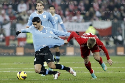 Gdansk.PGE Arena. Mecz towarzyski Polska - Urugwaj....