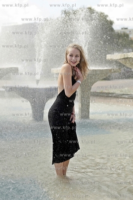 38 Gdynia Festiwal Filmowy. Nz. aktorka Barbara Garstka....