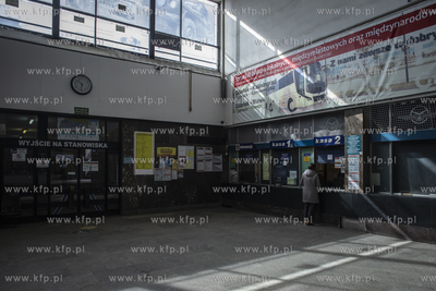 Gdańsk. Dworzec autobusowy PKS.  29.03.2019 Fot. Krzysztof...