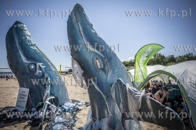 Plaża w Gdańsku Brzeźnie. Strefy Greenpeace #BezPlastiku.
18.07.2019
fot....