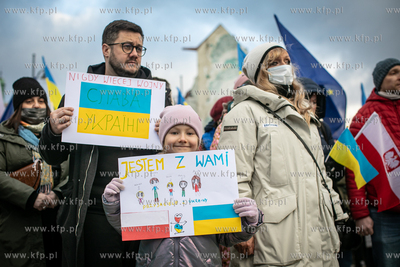 Sopot: Solidarnie z Ukrainą. Wiec poparcia dla narodu...