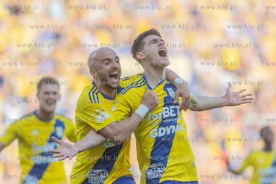 Baraże o ekstraklasę. Arka Gdynia - Motor Lublin....