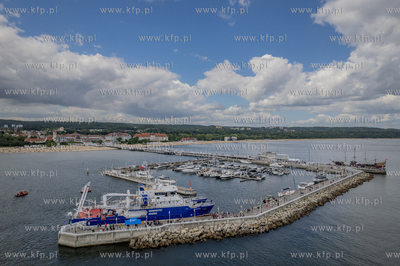 Sopot. Molo. Po 33-dniowej ekspedycji za północne...