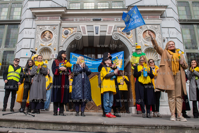 Gdańsk. Parada na finał Pól Nadziei. Nz. Anna Olkowska-Jacyno,...