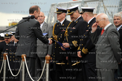 Port wojenny Oksywie w Gdyni. Przekazanie dowodzenia...