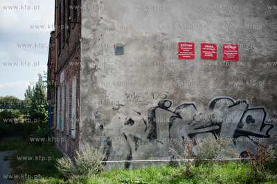 Gdansk. Zawalony strop w pustostanie dawnej Blaszanki...