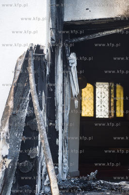 Gdansk. Meczet przy ul. Abrahama, pod drzwiami ktorego...