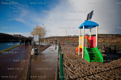 Gdansk. Zbiornik retencyjny Augustowska. Konferencja...