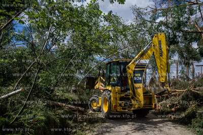 Rytel k. Chojnic. Skutki nawałnicy, która z piątku...
