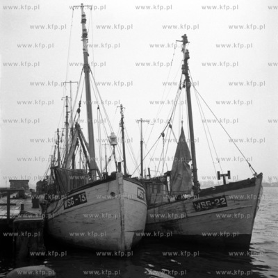 Przystań rybacka w Górkach Wschodnich. 
1962
0009306z
Fot....