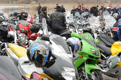 Sobowidz. Rozpoczecie sezonu motocyklowego Jajcarnia...