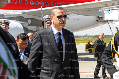 Wizyta Premiera Turcji Tayyip Erdogana wraz z malzonka...