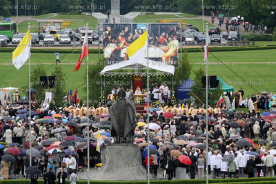Szczecin. Papieska procesja Bozego Ciala, ulicami Szczecina...